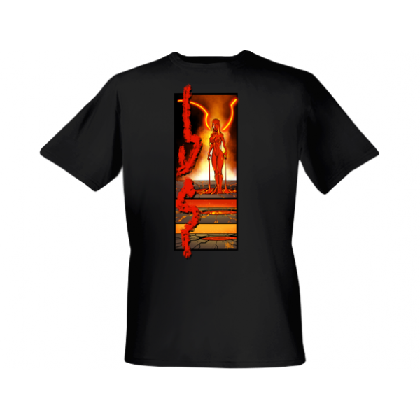 Nira-X: Cyberangel Cyberdemon Thalia Black T-Shirt